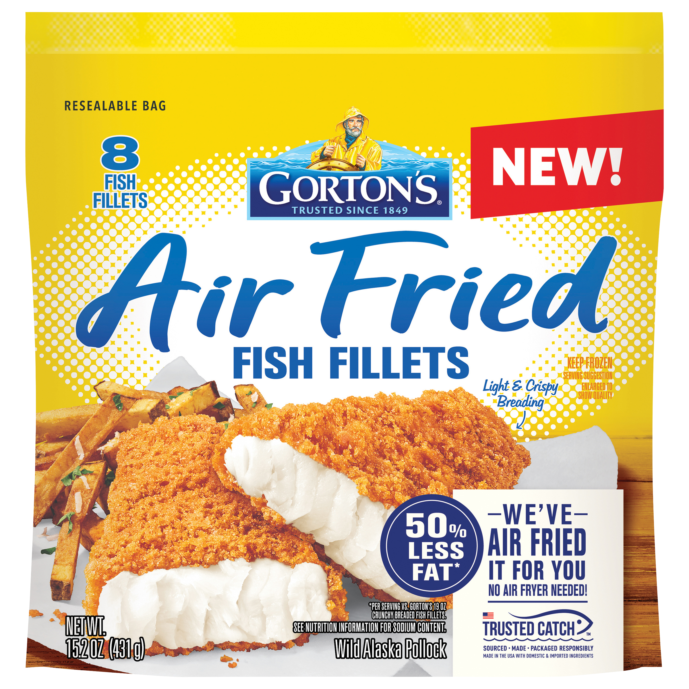 Air-Fried Fish Fillets