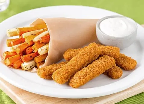 Crunchy Breaded Fish Sticks