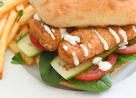 Fish fillets sandwich