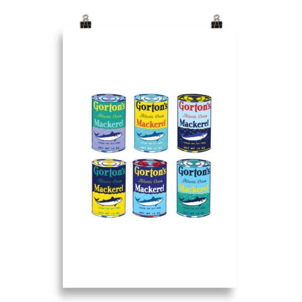 Pop Art Mackerel Poster