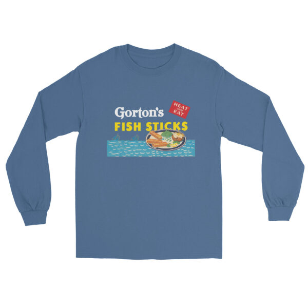 Fish Sticks Long Sleeve T-Shirt - White Logo - Image 2