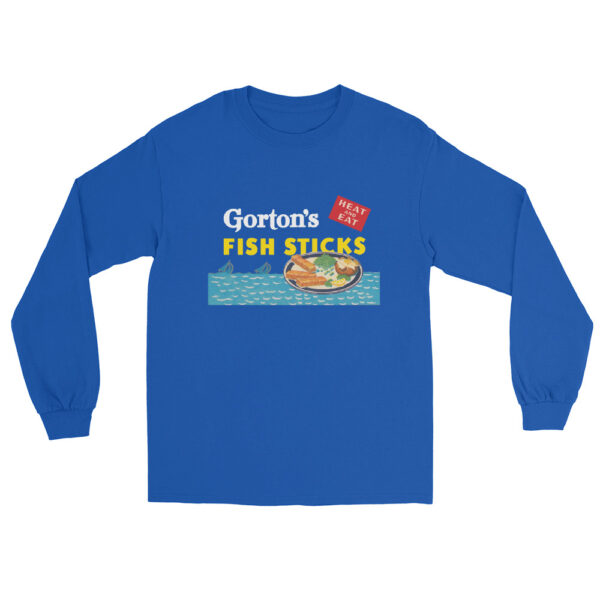 Fish Sticks Long Sleeve T-Shirt - White Logo - Image 4