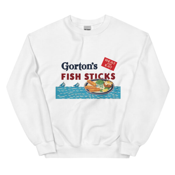 Fish Sticks Crewneck - Blue Logo - Image 2