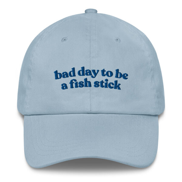 Bad Day Baseball Hat – Blue Text