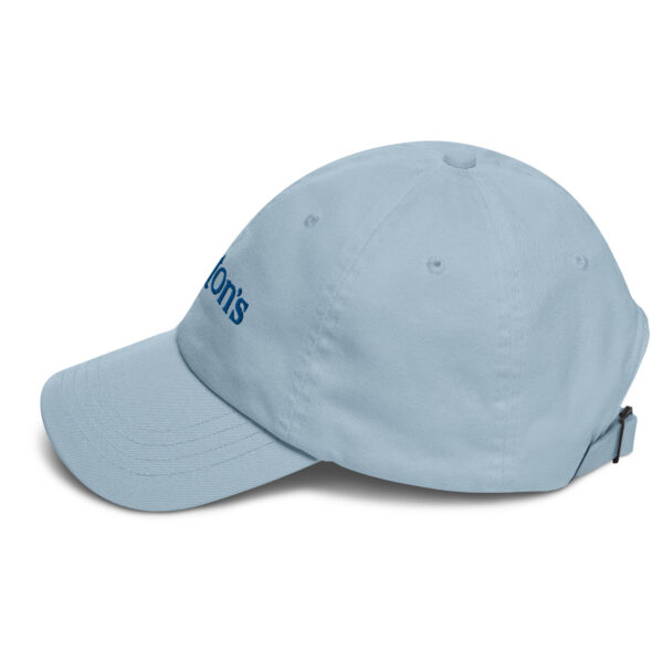 Baseball Hat – Blue Logo - Image 3
