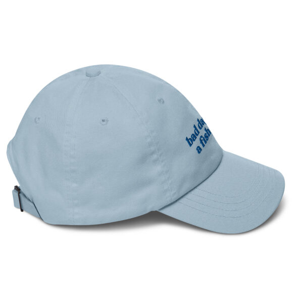 Bad Day Baseball Hat – Blue Text - Image 4