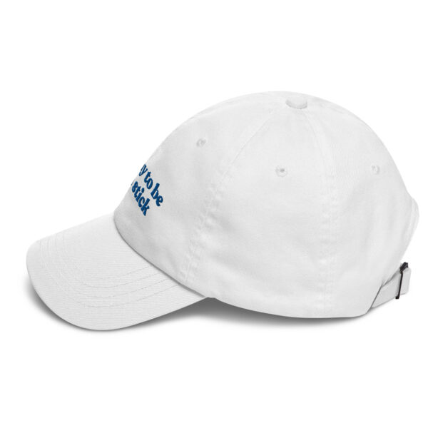 Bad Day Baseball Hat – Blue Text - Image 7