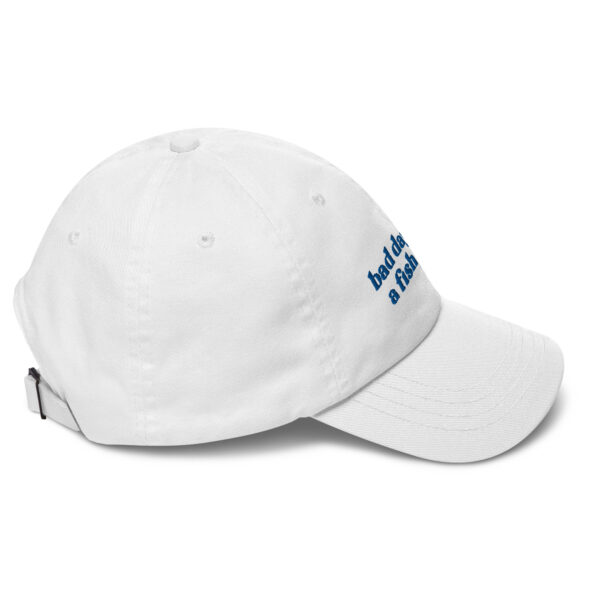 Bad Day Baseball Hat – Blue Text - Image 8