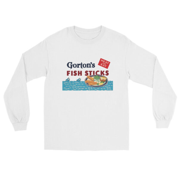 Fish Sticks Long Sleeve T-Shirt - Blue Logo
