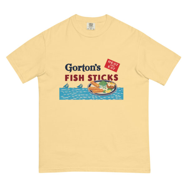 Fish Sticks T-Shirt - Blue Logo - Image 3