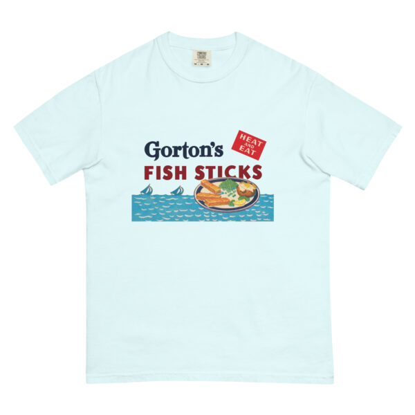 Fish Sticks T-Shirt - Blue Logo - Image 5