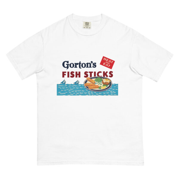 Fish Sticks T-Shirt - Blue Logo - Image 7