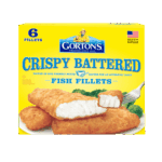 Box of Gorton's Crispy Battered Fish Fillets. Count of 6