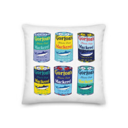 Pop Art Mackerel Pillow