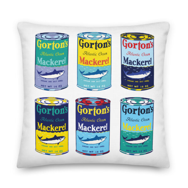 Pop Art Mackerel Pillow - Image 2